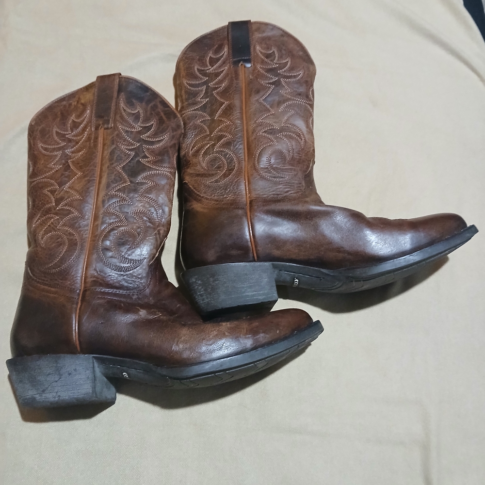 Cody James Men's Brown Leather Western Cowboy Boots VGC Size 9 D